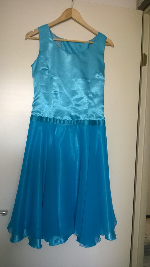 Front side of the dress
