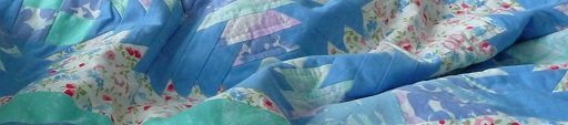 Quilt blanket close up